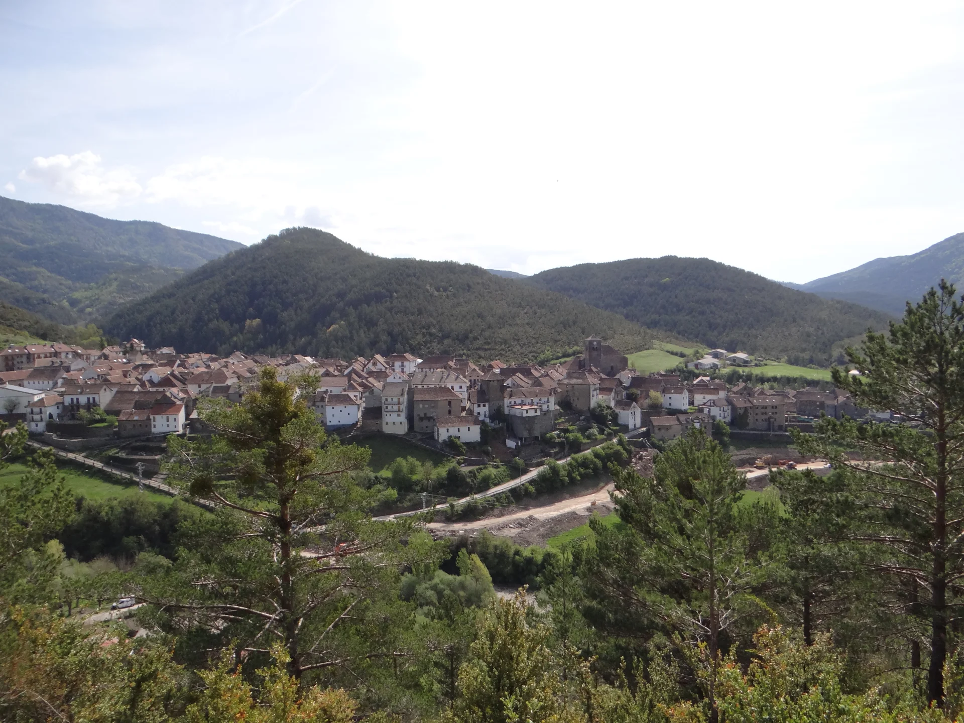 Vue du village d'Anso