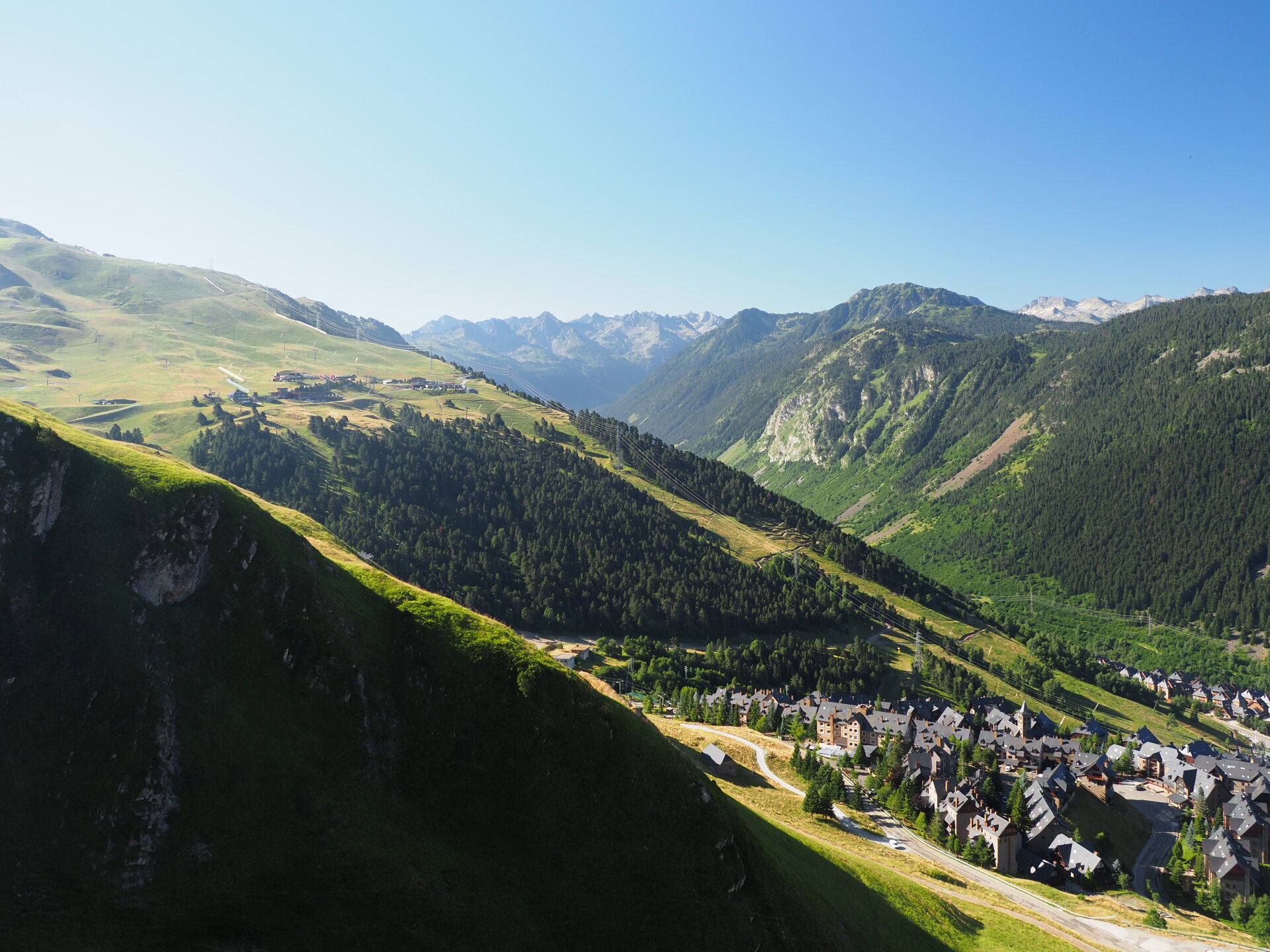 Station Baqueira en été