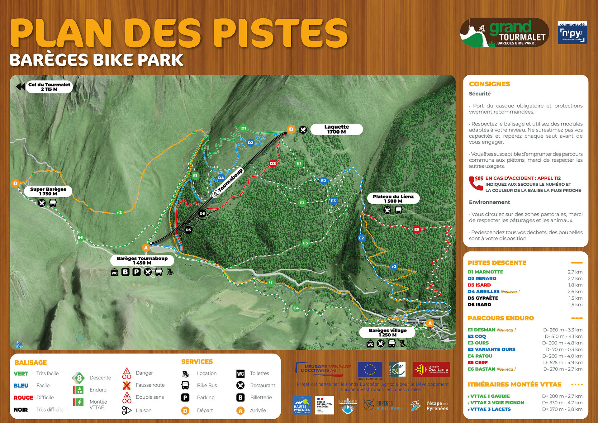 Plan activités été Grand Tourmalet